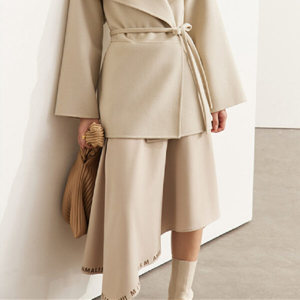 Women's Medium Long Reversible Coat - Image 3