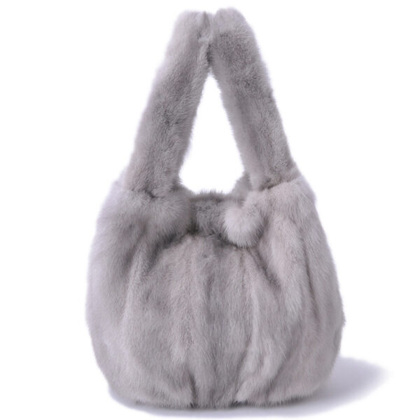 Whole Skin Mink Fur Wrap Soft Surface - Image 8