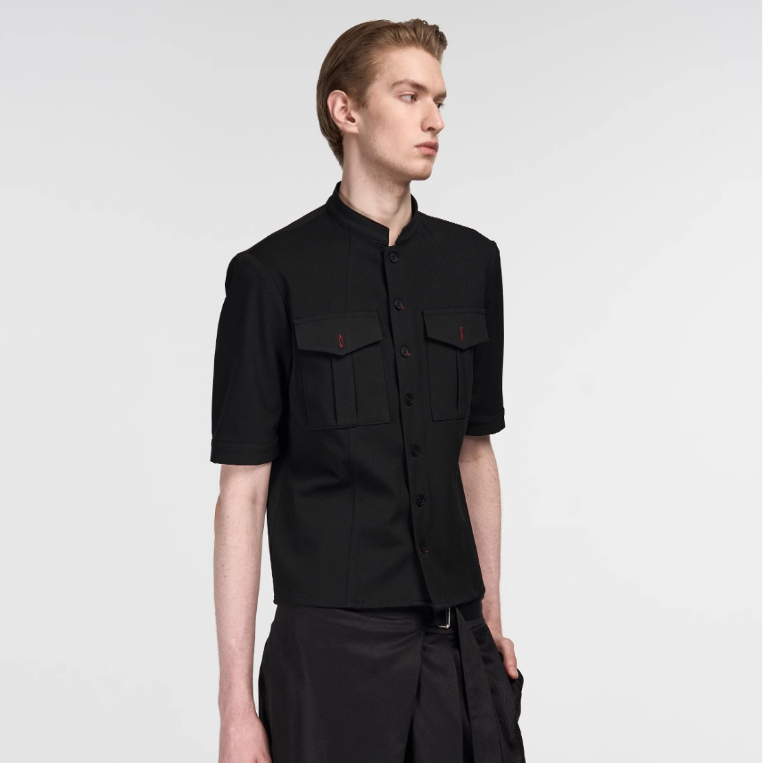 Handmade Red Eye Hunting Suit Half Sleeve Shirt