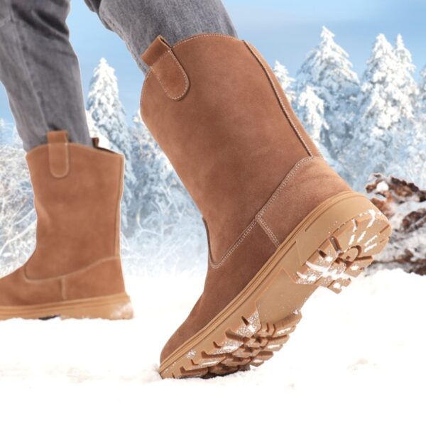 Fur Snow Boots Men's High-top Winter Warm - Image 3
