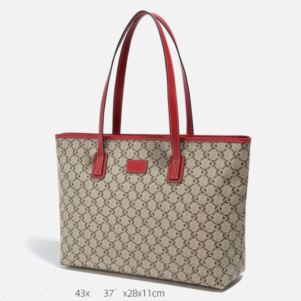 Women's Large Capacity Genuine Leather Tote Bag - Image 7