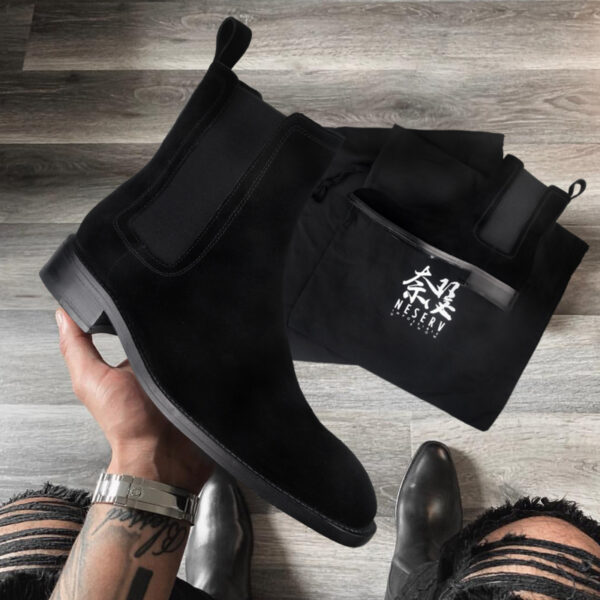 Handmade Boots Men's Genuine Leather Retro - Image 4