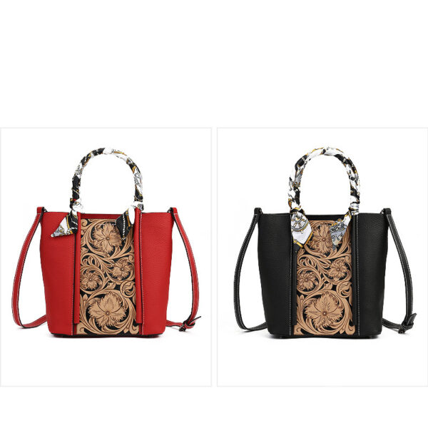 Fashion New Embossed Leather Women's Bag - Image 4