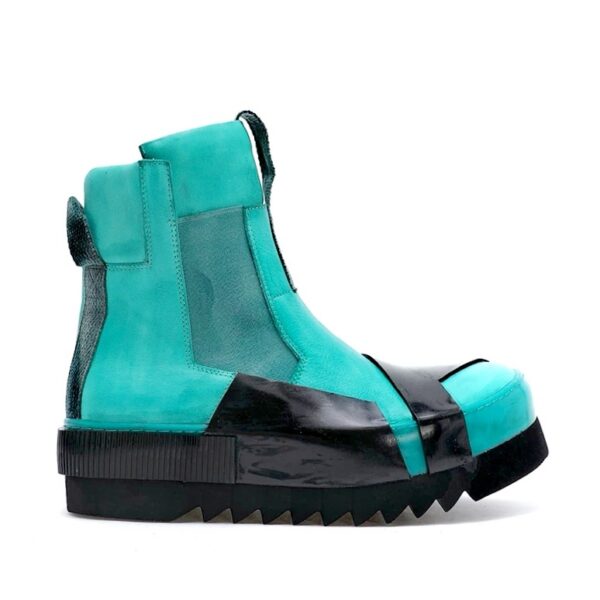 Design Leather Handmade Retro Thick Soled Heightening Casual Shoes - Image 5