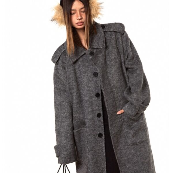 High-support Wool Handmade Double-faced Woolen Goods Long Autumn And Winter High-grade Overcoat Coat - Image 8