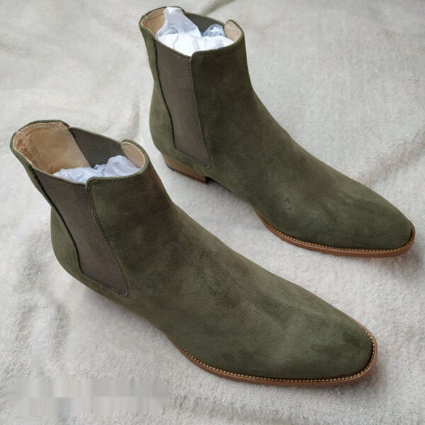 Men's FallWinter All-match Buckskin Martin Boots - Image 7