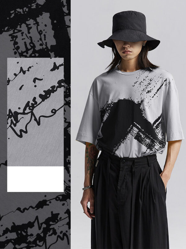 T-shirt Men's Short Sleeved Top Versatile - Image 4