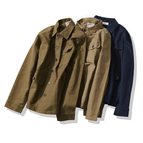French Workwear Jacket Multi-bag Men - Image 4