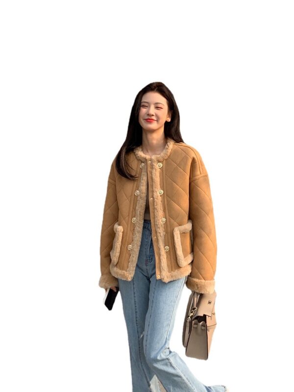 Vintage Lingge Fashion Fur One New Women's Coat - Image 5