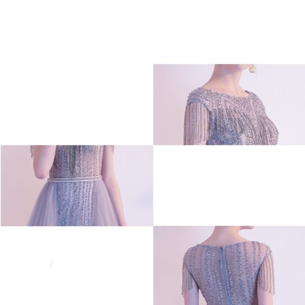 Heavy Banquet Luxury Temperament Celebrity Long Paragraph Fairy Gas Floating Yarn High Definition Party - Image 2