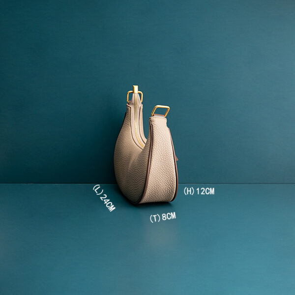 Niche Design Bag Genuine Leather Cowbag Underarm - Image 3