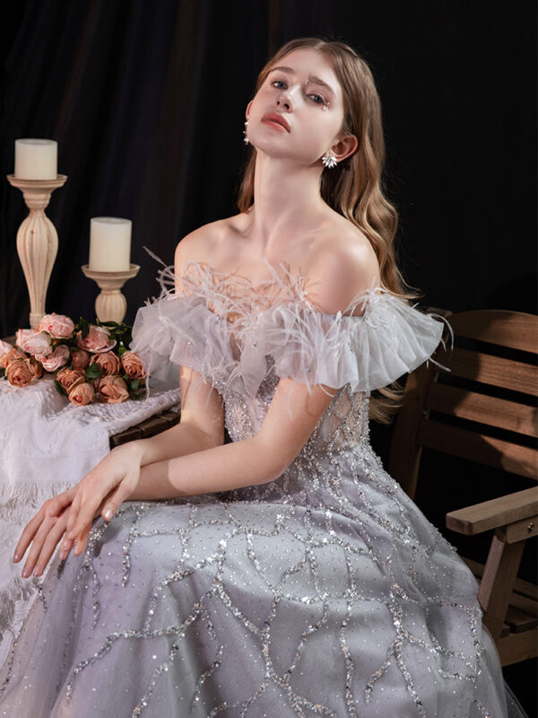Fashion Bride Evening Dress Summer Girl - Image 5