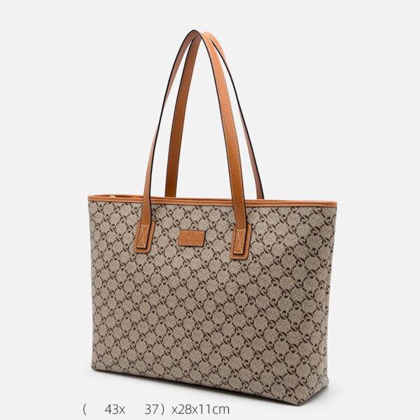 Women's Large Capacity Genuine Leather Tote Bag - Image 5