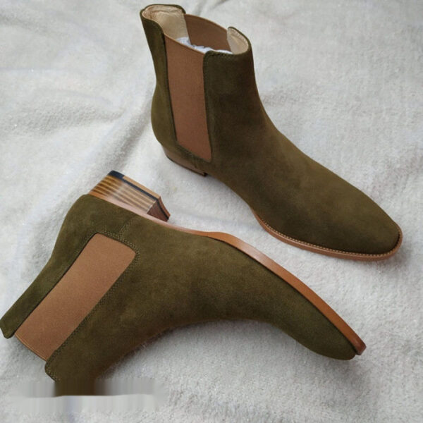 Men's FallWinter All-match Buckskin Martin Boots - Image 10