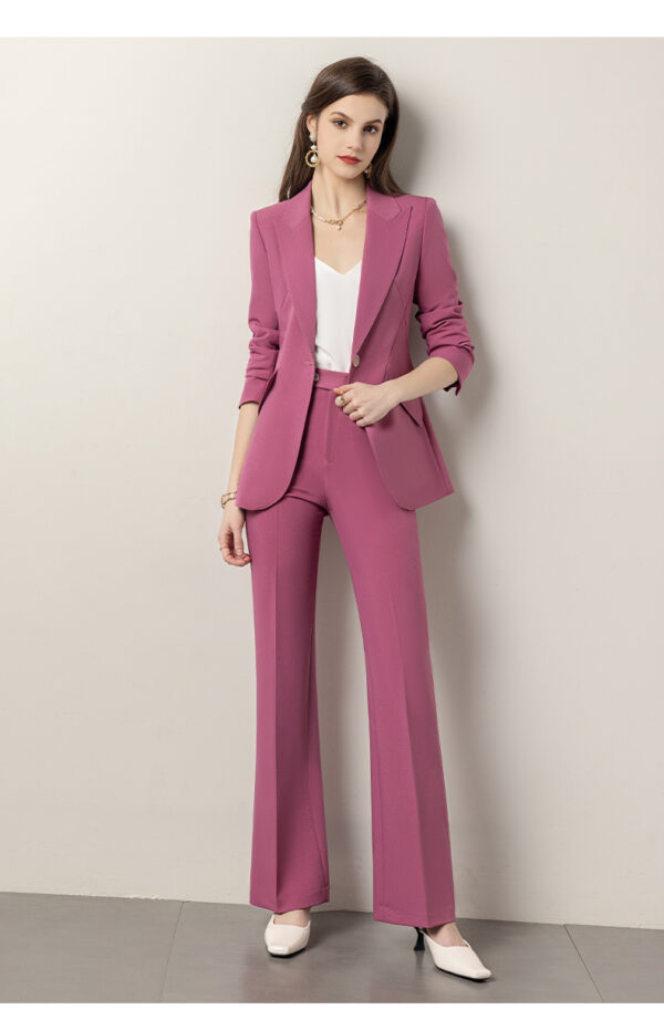 Spring Rose Red Suit Women - Image 2