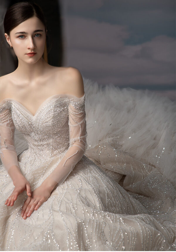 Women's Fashion Off-shoulder Bridal Pettiskirt - Image 2