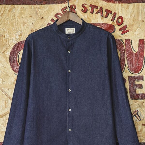 Retro Crew Neck Casual Long Sleeve Shirt Coat Men's Autumn - Image 4
