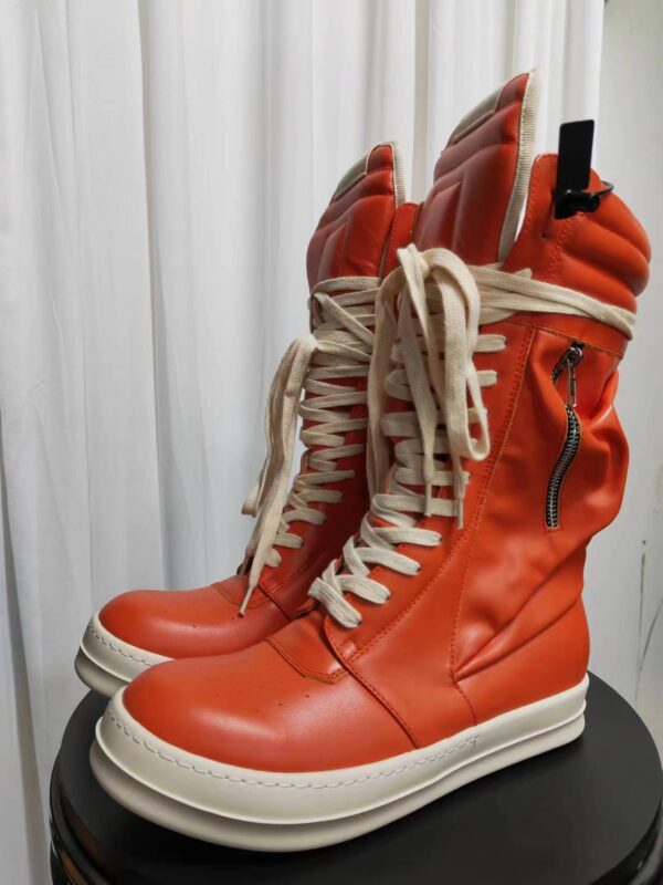 Casual Calf Leather Board Shoes - Image 6