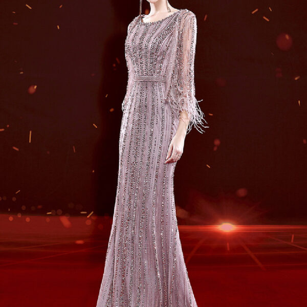 Women's Party Luxury Texture Dress - Image 4