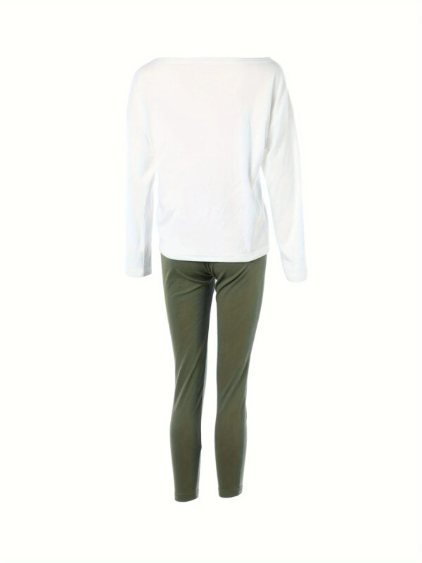 Casual Spring Fall Two-piece Set - Image 3