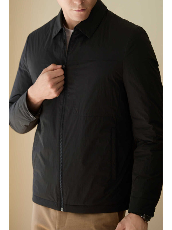 Lightweight Warm Goose Down Down Jacket Men's Short Coat - Image 5