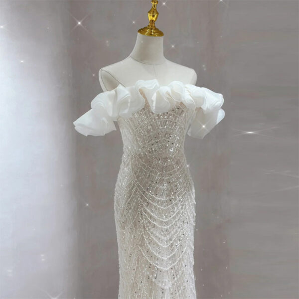 Chestless Pearl French Fishtail Skirt - Image 4