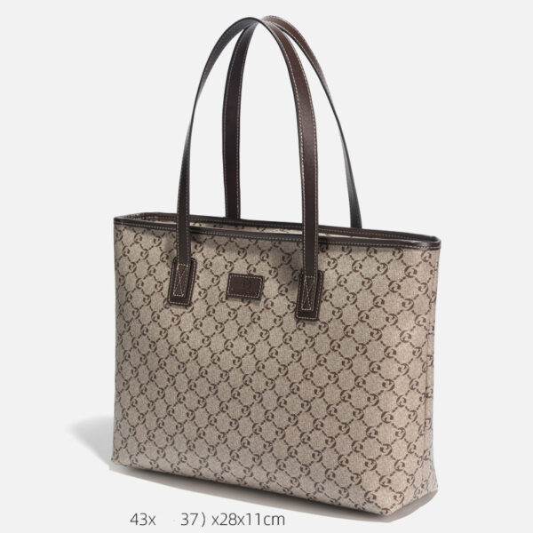 Women's Large Capacity Genuine Leather Tote Bag - Image 2