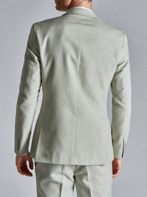 Men's Classic Solid Color Blazer And Pants Set - Image 2