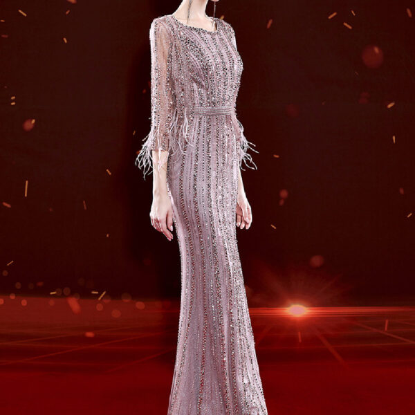 Women's Party Luxury Texture Dress - Image 5