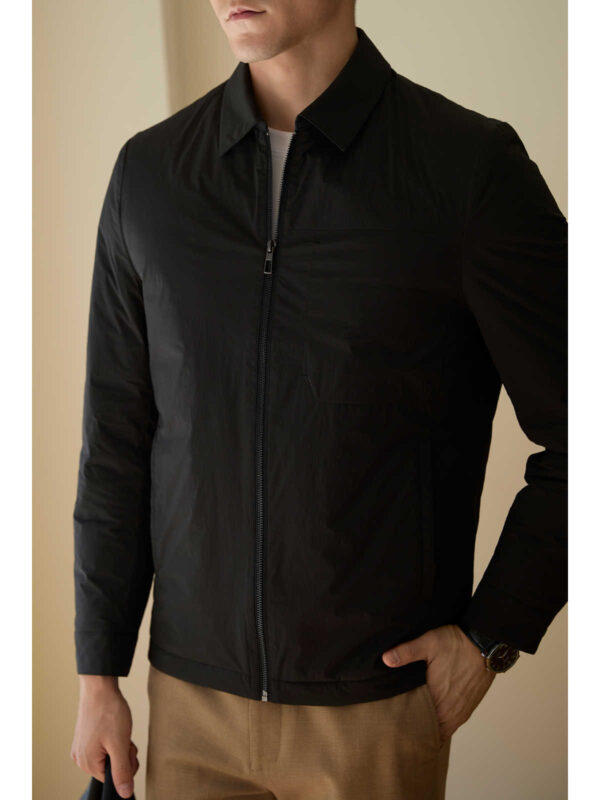 Lightweight Warm Goose Down Down Jacket Men's Short Coat - Image 2