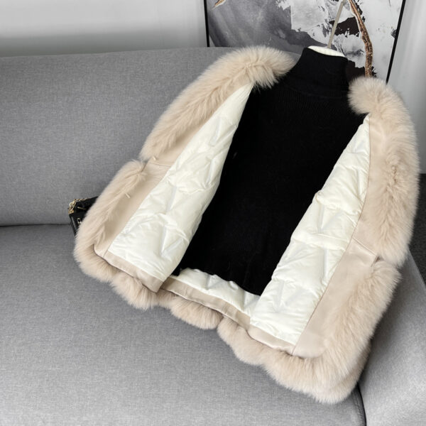 Women's Fur Coat A Young Down Jacket Thickened To Keep Warm - Image 5