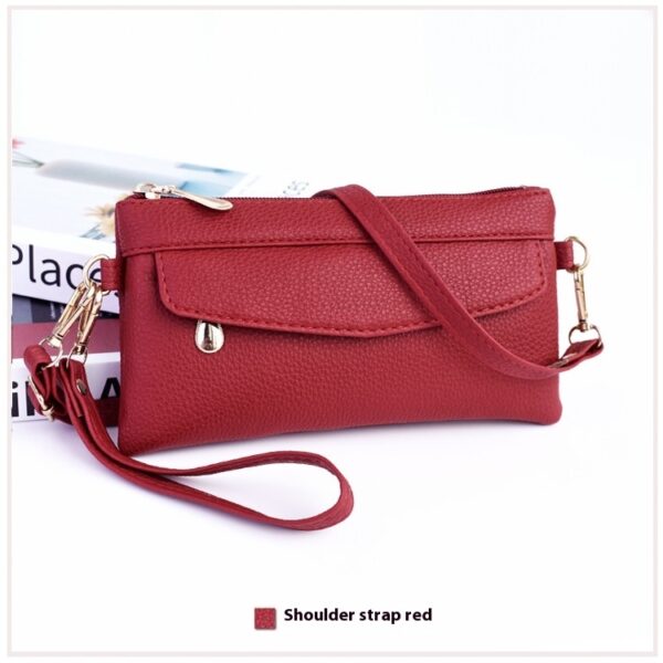 Simple Crossbody Shoulder Bag Soft Surface - Image 3