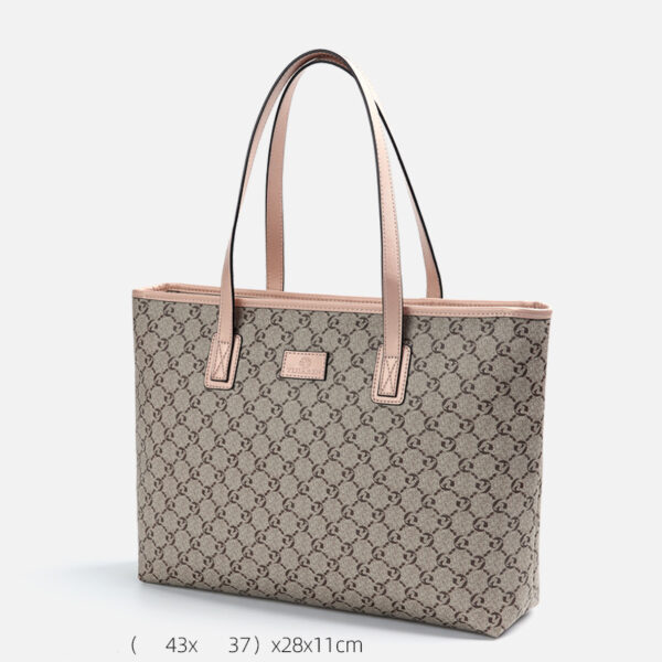 Women's Large Capacity Genuine Leather Tote Bag - Image 3