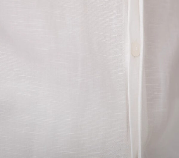 Skin-friendly Draping Lyocell Long Linen Sleeves Shirt - Image 3
