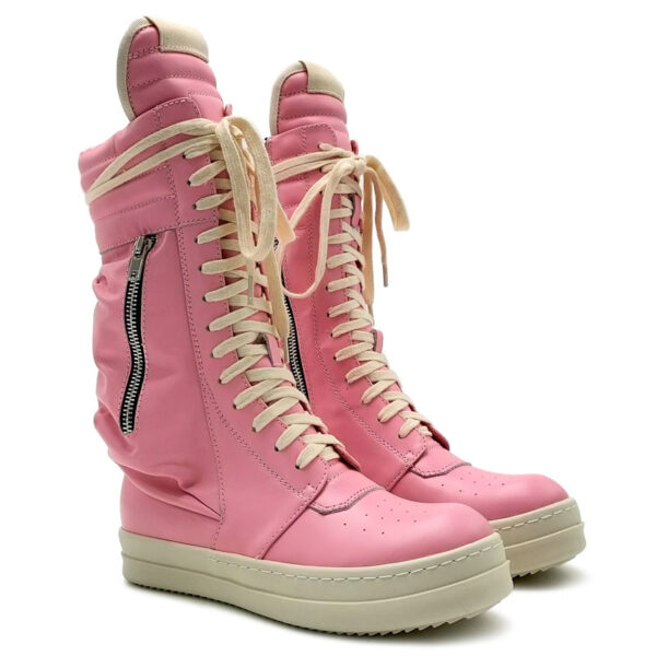 Casual Calf Leather Board Shoes - Image 5