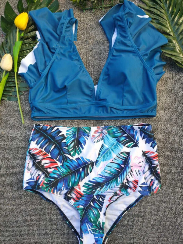 Sexy Swimsuit Printed Split Bikini Swimsuit Women Swimwear - Image 9