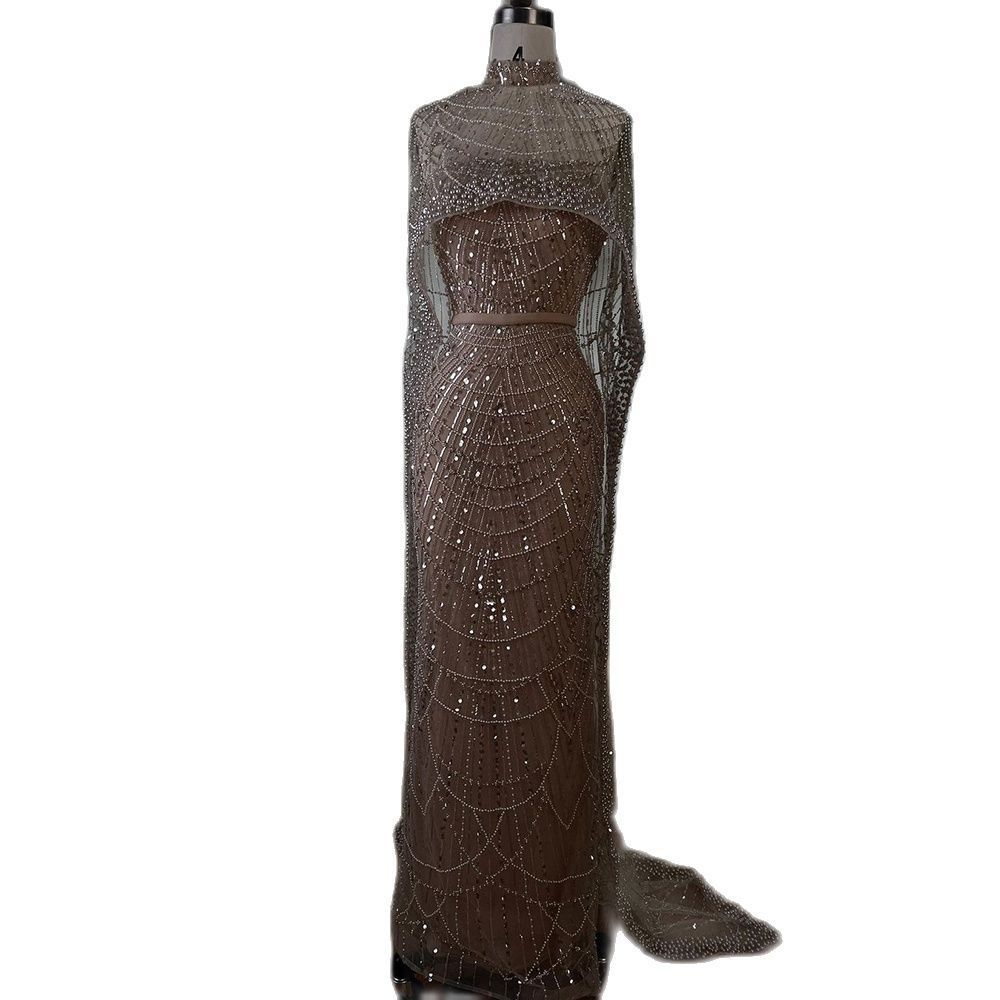 Pearl Light Luxury Trailing Dress Temperament Costume - Image 10