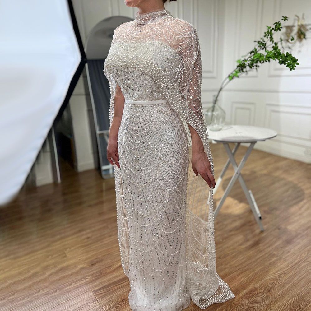 Pearl Light Luxury Trailing Dress Temperament Costume - Image 8