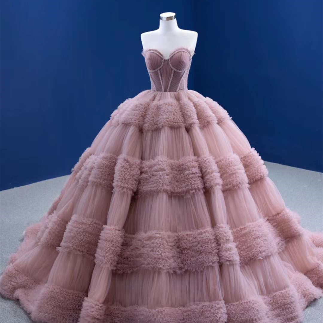 Women’s Fashion Casual Pure Color Tube-top Large Pettiskirt