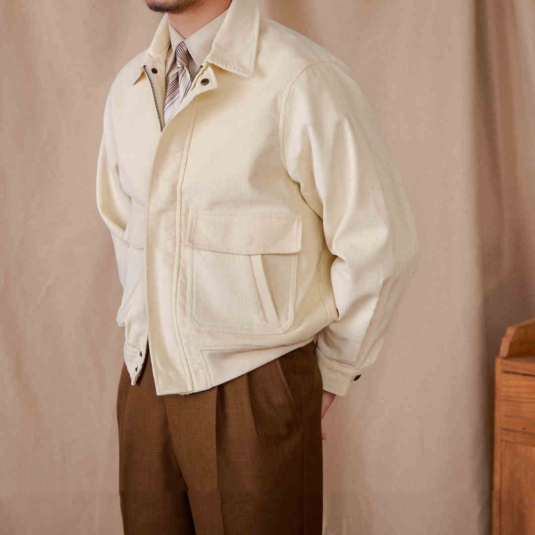 Casual Corduroy Short Jacket For Men - Image 3