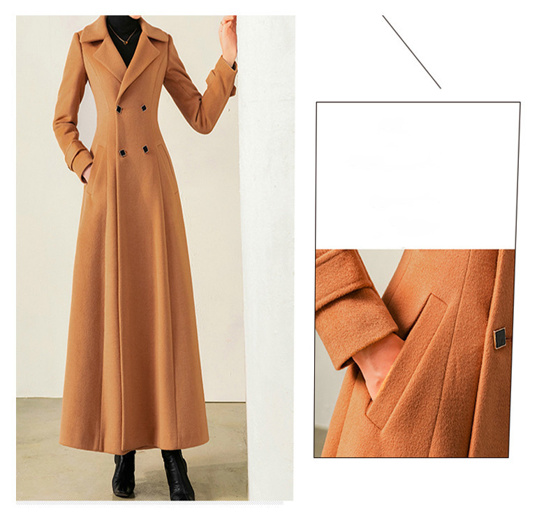 High Sense Daily 100 Faced Woolen Coat - Image 3
