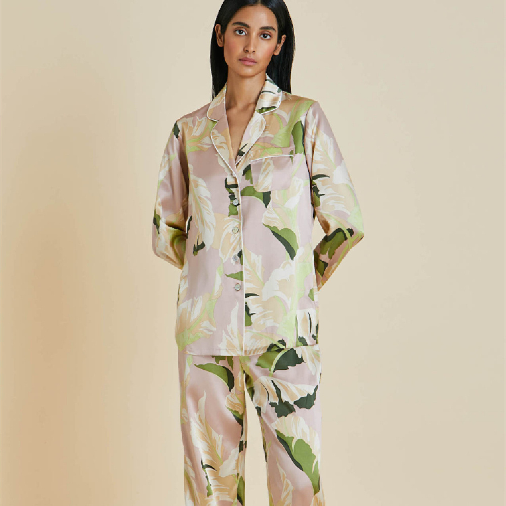 Women’s Silk Pajamas And Household Clothes Set