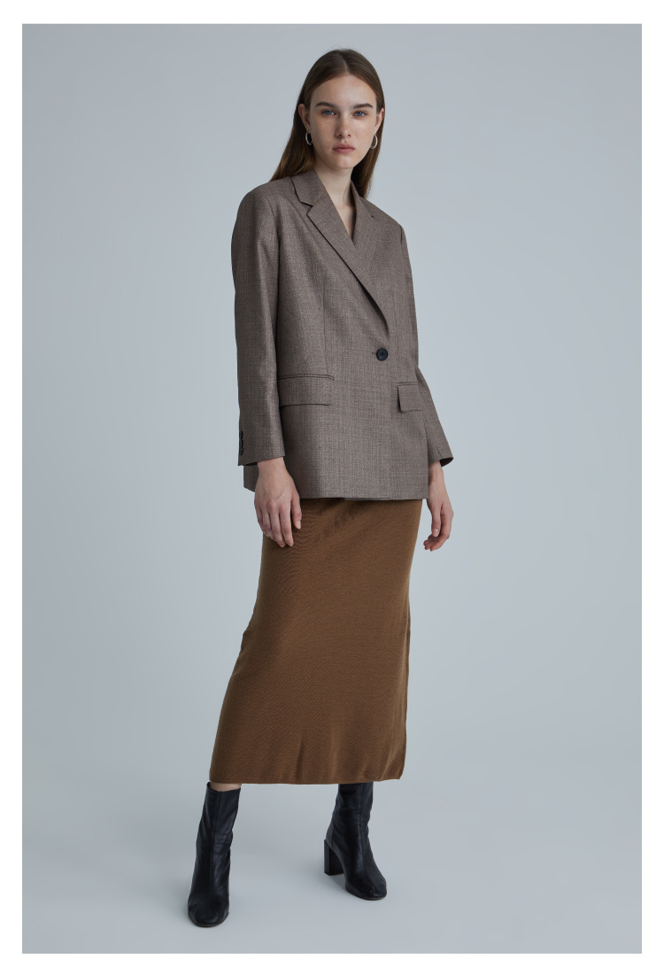 Women's Wool V-neck Temperament Slim Waist Knit - Image 5