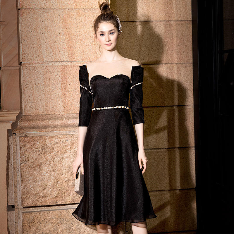 Women’s Fashion Slim Package Hip Dress