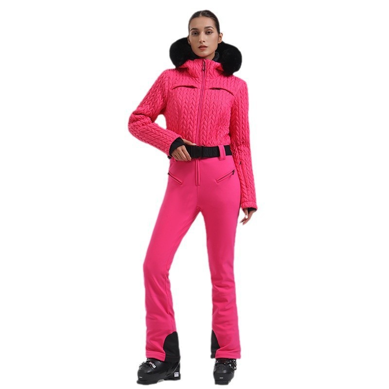 Women's New Professional Double-board Waterproof Ski Suit - Image 3