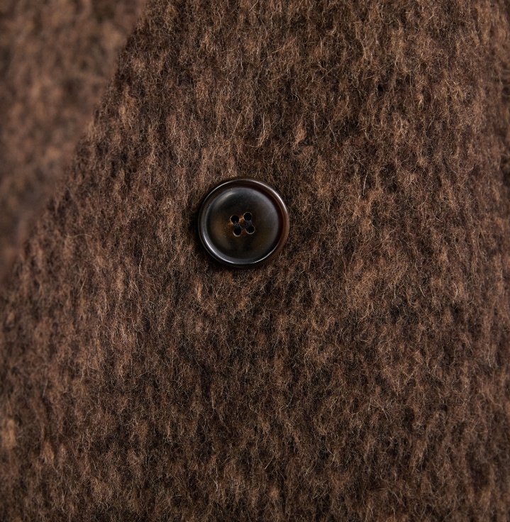 Wool Casual Loose-fitting Mid-length Coat Double-faced - Image 7