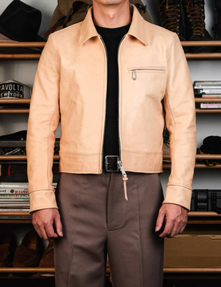 Retro American-Style Lapel Detroit Work Jacket - Image 2