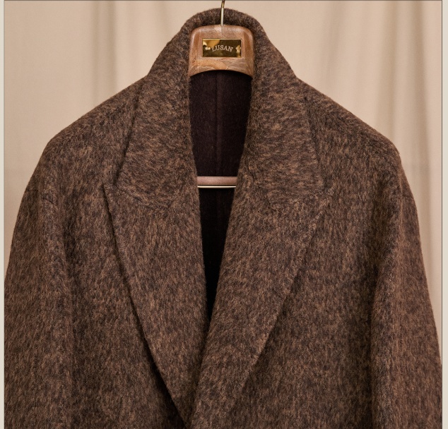 Wool Casual Loose-fitting Mid-length Coat Double-faced - Image 6