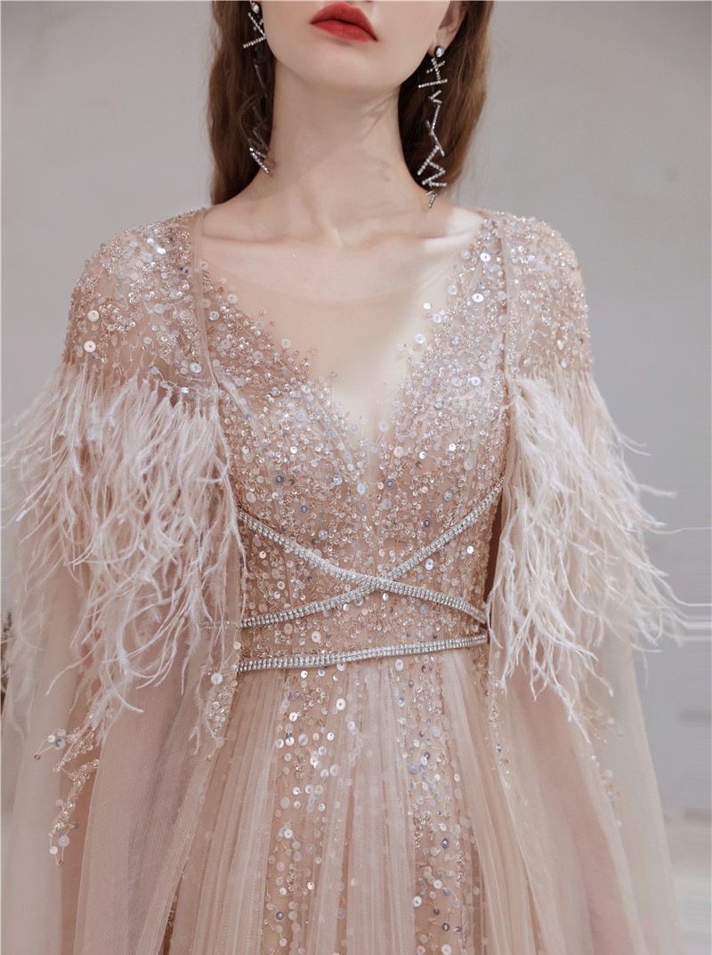 Long Evening Dress Women's Luxury - Image 2