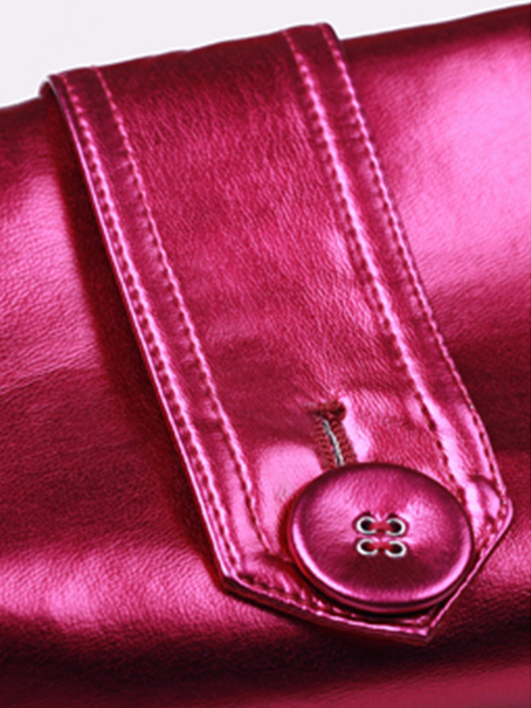 Women's Leather High Fashion Coat Slim Fit - Image 3